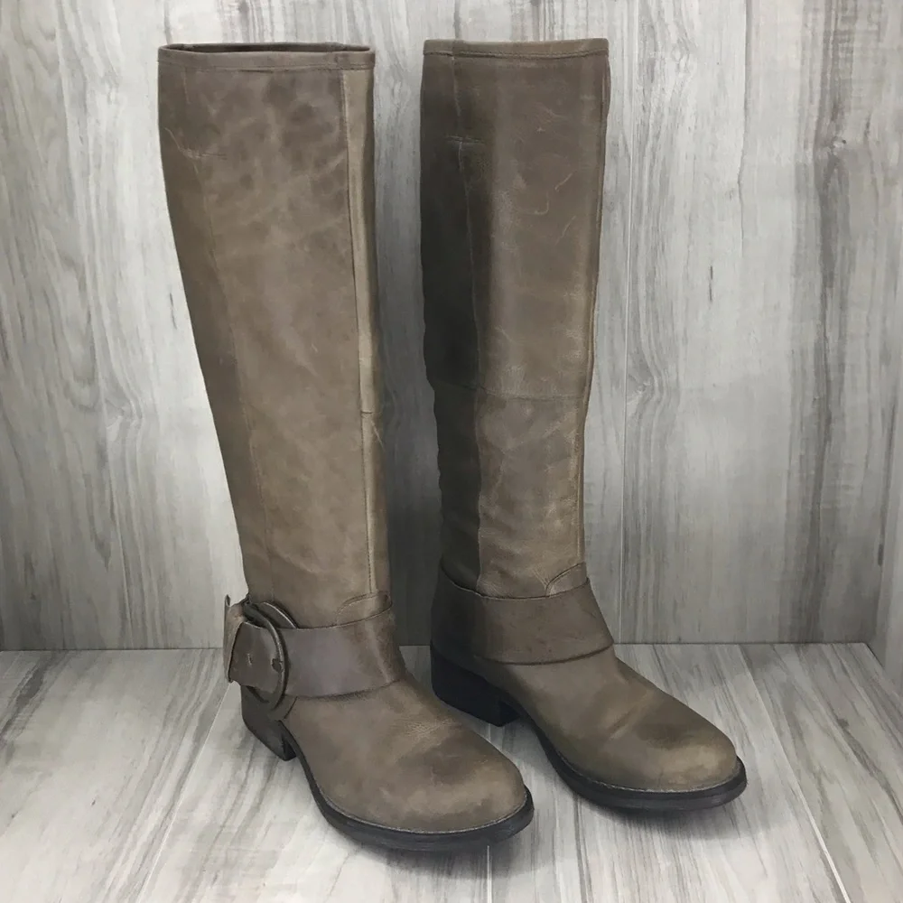 Steve Madden Larent leather riding boots size 7.5M_4